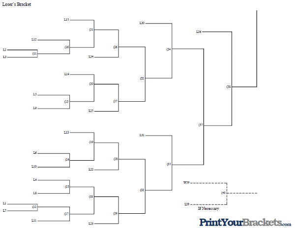 Printable 18 Team - 3 Game Guarantee