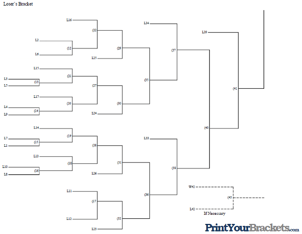 Printable 19 Team - 3 Game Guarantee