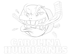Carolina Hurricanes Coloring Page