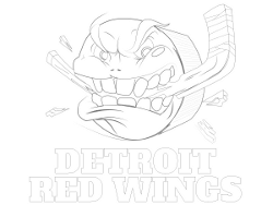 Detroit Red Wings Coloring Page