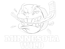 Minnesota Wild Coloring Page