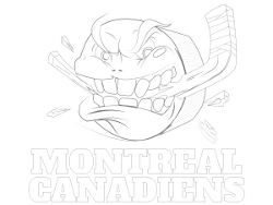 Montreal Canadiens Coloring Page