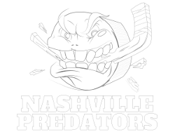 Nashville Predators Coloring Page