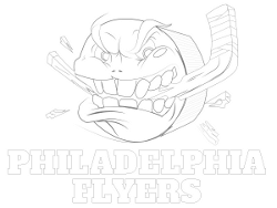 Philadelphia Flyers Coloring Page
