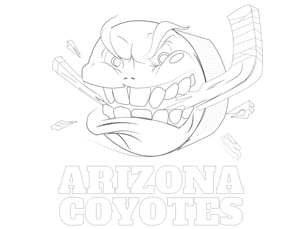 Printable Arizona Coyotes Coloring Sheet
