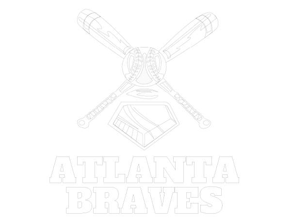 Printable Atlanta Braves Coloring Sheet