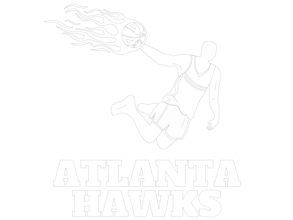 Printable Atlanta Hawks Coloring Sheet