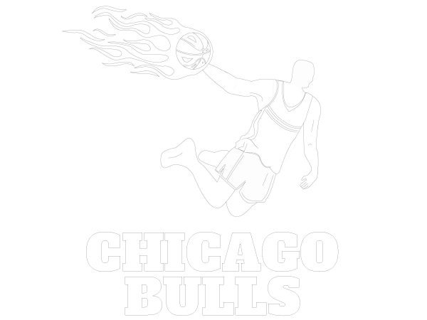 Printable Chicago Bulls Coloring Sheet
