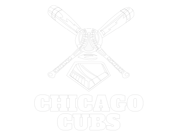 Printable Chicago Cubs Coloring Sheet
