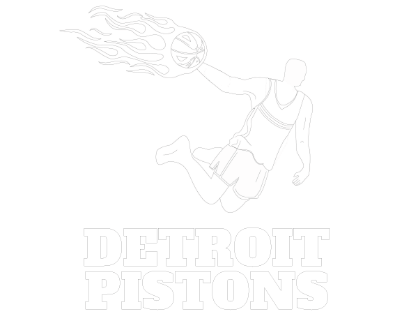 Printable Detroit Pistons Coloring Sheet