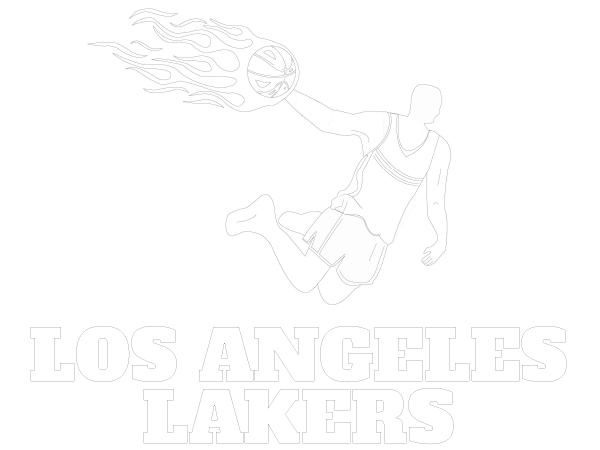 Printable Los Angeles Lakers Coloring Sheet