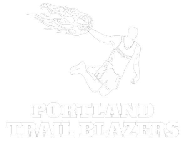 Printable Portland Trail Blazers Coloring Sheet