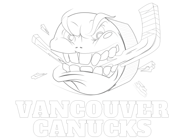 Printable Vancouver Canucks Coloring Sheet