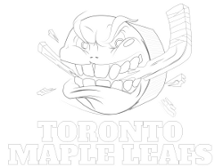 Toronto Maple Leafs Coloring Page