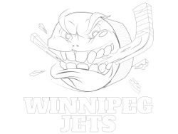 Winnipeg Jets Coloring Page