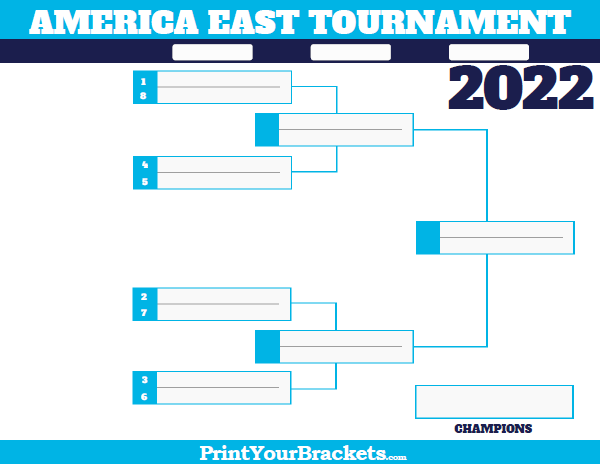 America East Conference Tournament Bracket