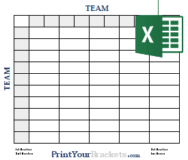 Excel 50 Square Football Grid