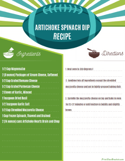 Artichoke Spinach Dip Recipe