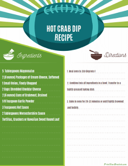 Hot Crab Dip Recipe